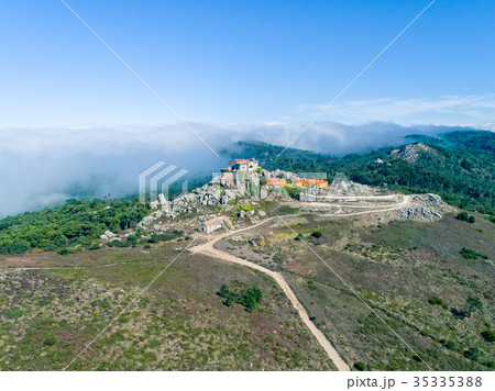 Aerial View High Fog Near Santuario da Peninha 35335388