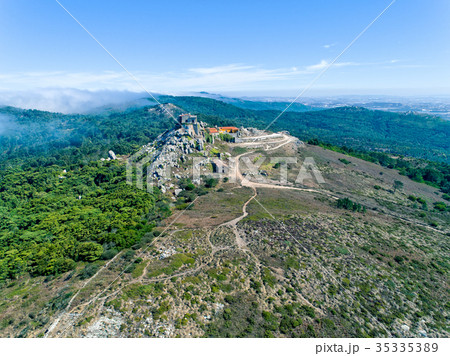 Aerial View High Fog Near Santuario da Peninha Aerial View High Fog Near Santuario da Peninha 35335389