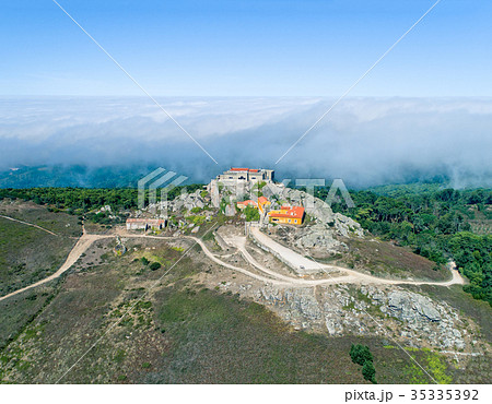 Aerial View High Fog Near Santuario da Peninha 35335392
