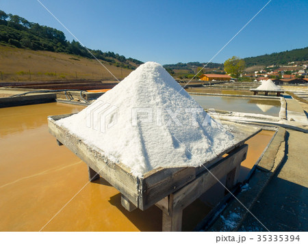 Production of Salt by Evaporation Saline 35335394