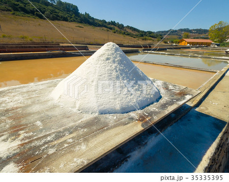 Production of Salt by Evaporation Saline Production of Salt by Evaporation Saline 35335395