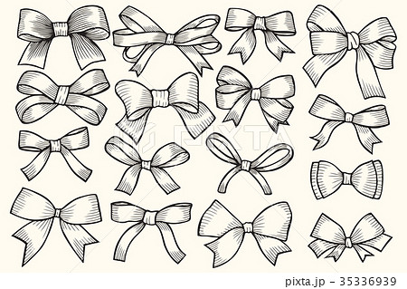 Bow Ribbon Illustration Stock Illustration