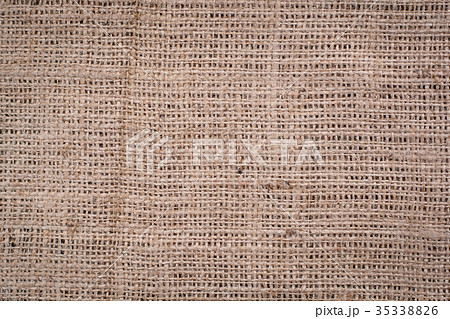 Hessian sackcloth woven texture pattern background 35338826