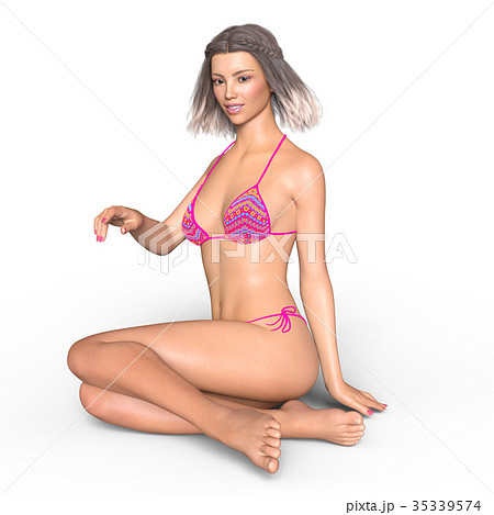 ビキニの女性 35339574