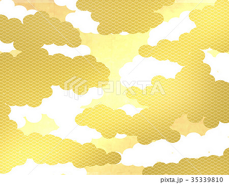 和風　和風素材　和柄　和の背景 35339810