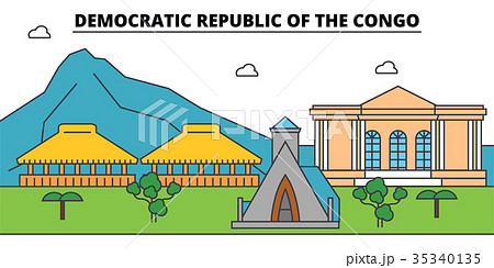 Democratic Republic Of The Congo outline city 35340135