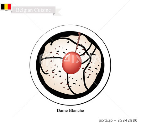 Dame Blanche, A Famous Dessert of Belgium 35342880