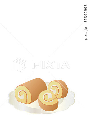 今日のスイーツロールケーキ 今日のスイーツロールケーキ 35342998