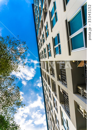 Apartment residential building in modern city Apartment residential building in modern city 35343152