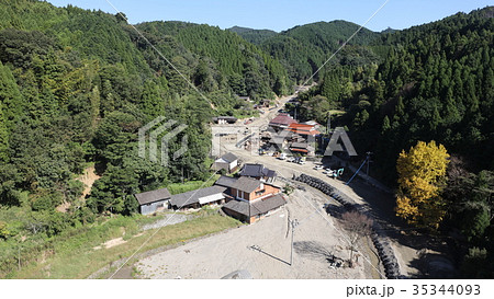 空撮 2017年9月29日撮影 九州北部豪雨後の朝倉市・赤谷川・松末地区 35344093
