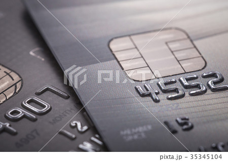 Credit card. Selective focus. For financial, Sale-Buy or business use 35345104