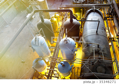 water treatment tanks at power plant water treatment tanks at power plant 35346271