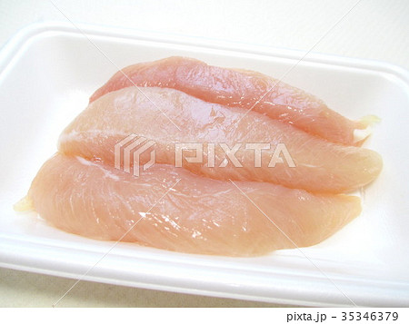 冷凍の鶏ササミ肉 35346379