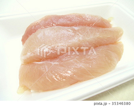 冷凍の鶏ササミ肉 35346380