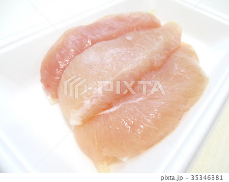 冷凍の鶏ササミ肉 35346381