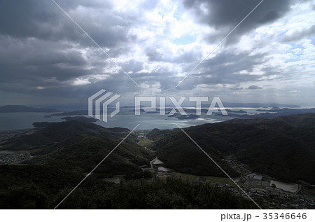 金甲山から見る備讃瀬戸、香川県 金甲山から見る備讃瀬戸、香川県 35346646