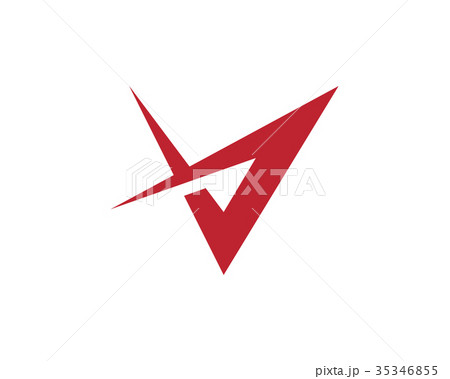 V Letter vector illustration icon Logo 35346855