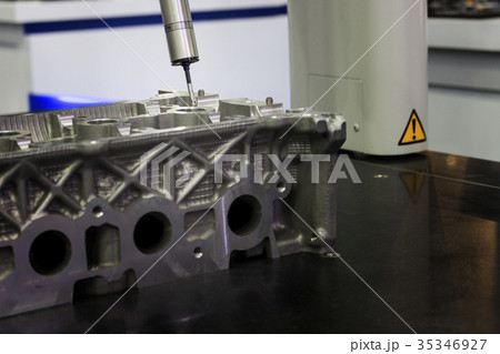 Headcylinder aluminum inspected dimension by CMM Headcylinder aluminum inspected dimension by CMM 35346927
