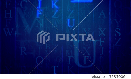 Abstract multilayered letter illustration Abstract multilayered letter illustration 35350064