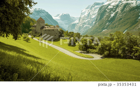 Royal castle in Vaduz, Liechtenstein 35353431