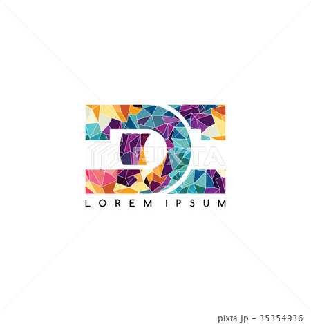 letter initial logotype logo abstract colorful letter initial logotype logo abstract colorful 35354936