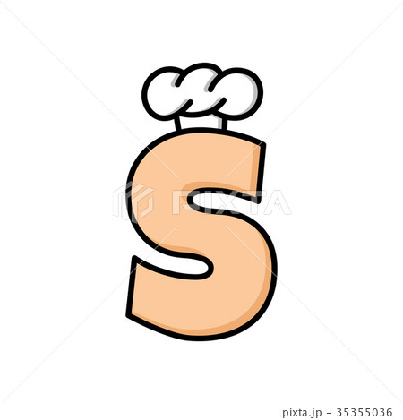 chef hat logo logotype with initial letter chef hat logo logotype with initial letter 35355036