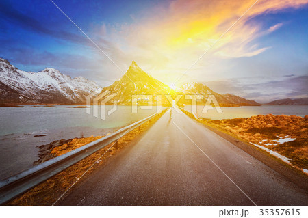 Road in Norway Road in Norway 35357615