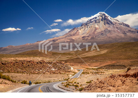 Majestic Nevado Sajama volcano 35357737