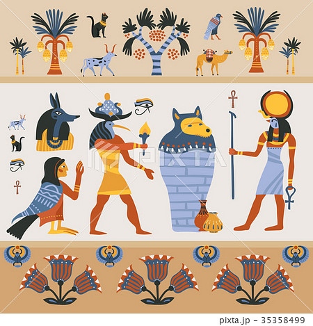 激安商品 Egypt Then and Now エジプト イラスト 過去現在 洋書 英語 