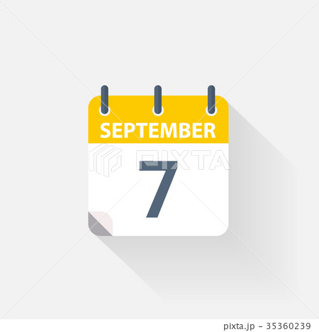 7 september calendar icon 35360239