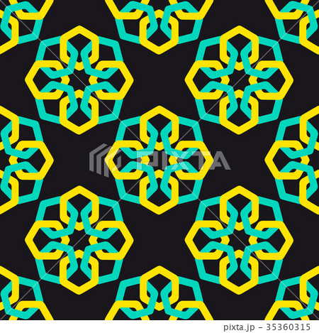 Ornament pattern vector tile 35360315