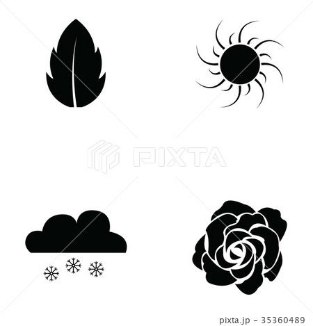 season icon set season icon set 35360489