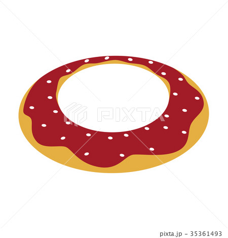 Sweet dessert in flat design Donut Sweet dessert in flat design Donut 35361493