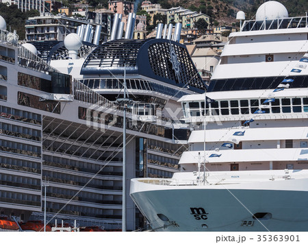MSC Meraviglia & MSC Orchestra at Genoa port 35363901