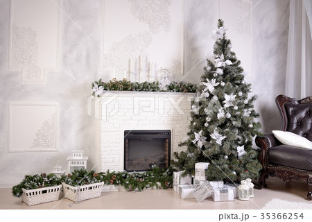 Christmas and New Year interior 35366254