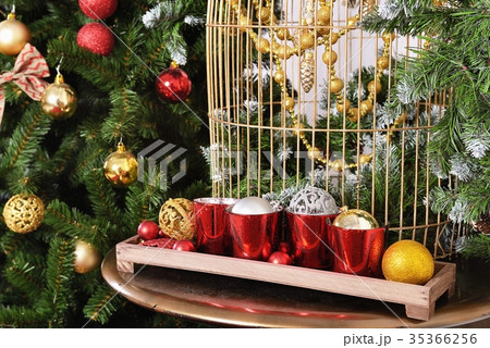 Christmas and New Year interior 35366256
