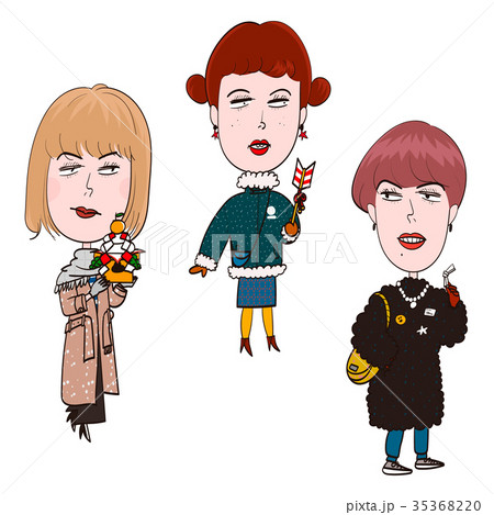 お正月冬服トリオ 35368220