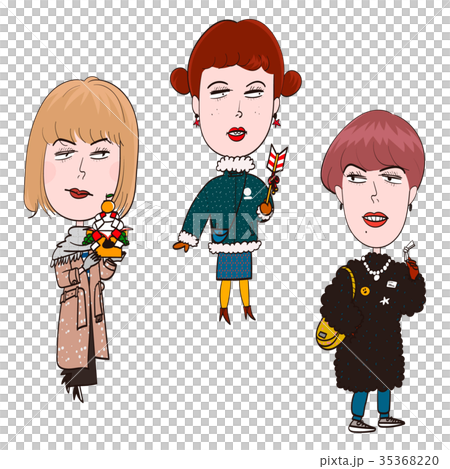 お正月冬服トリオ 35368220