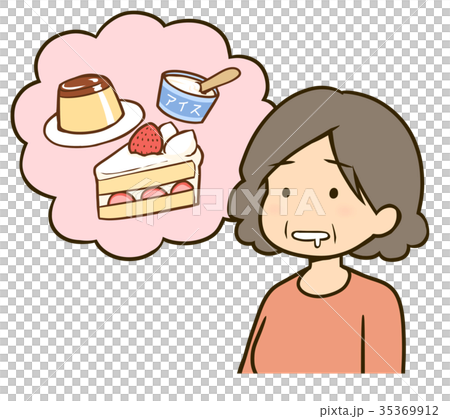甘いものが食べたいおばさん 35369912