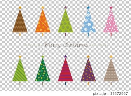 Colorful tree christmas card Colorful tree christmas card 35372967