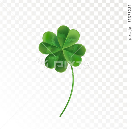 Four Leaf Clover on a transparent background. 35373282