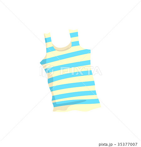 Nautical frock or singlet cartoon vector Nautical frock or singlet cartoon vector 35377007
