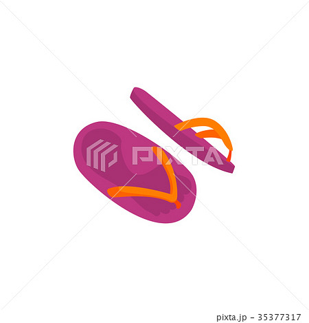 Colorful summer beach sandals 35377317