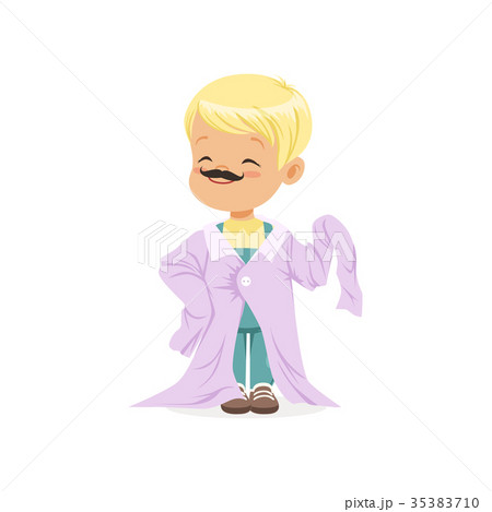 Blonde boy with mustache wearing dult oversized Blonde boy with mustache wearing dult oversized 35383710