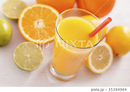 Healthy and fresh mixed juice from fruits Healthy and fresh mixed juice from fruits 35384984