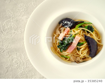 茄子ときのこの和風パスタ　（左スペース） 35385240