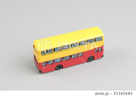 Bus model isolated over a white background 35385684