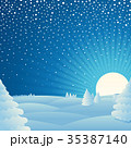 Christmas winter landscape background Picture 35387140