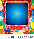 Bright Carnival or Party Sign 35387142