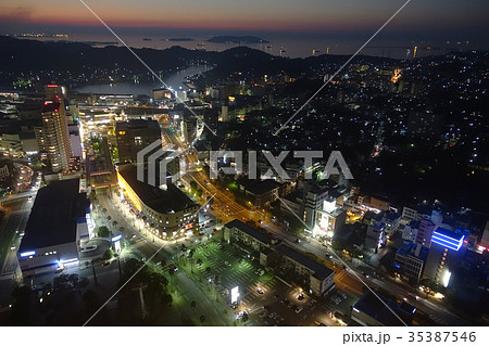 関門海峡のトワイライト(西側) 関門海峡のトワイライト(西側) 35387546